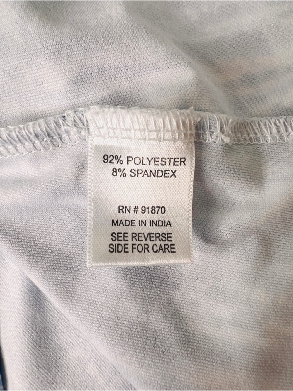 Bolle' Blue White Tie Dye Print Activewear Tank Top High Performance Womens XL - Picture 7 of 11